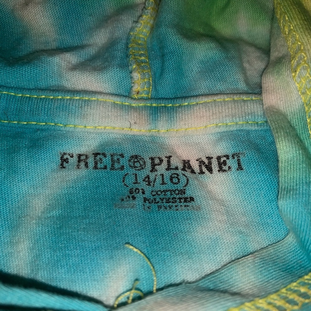 Unisex rainbow tie die hoodie - Picture 5 of 8